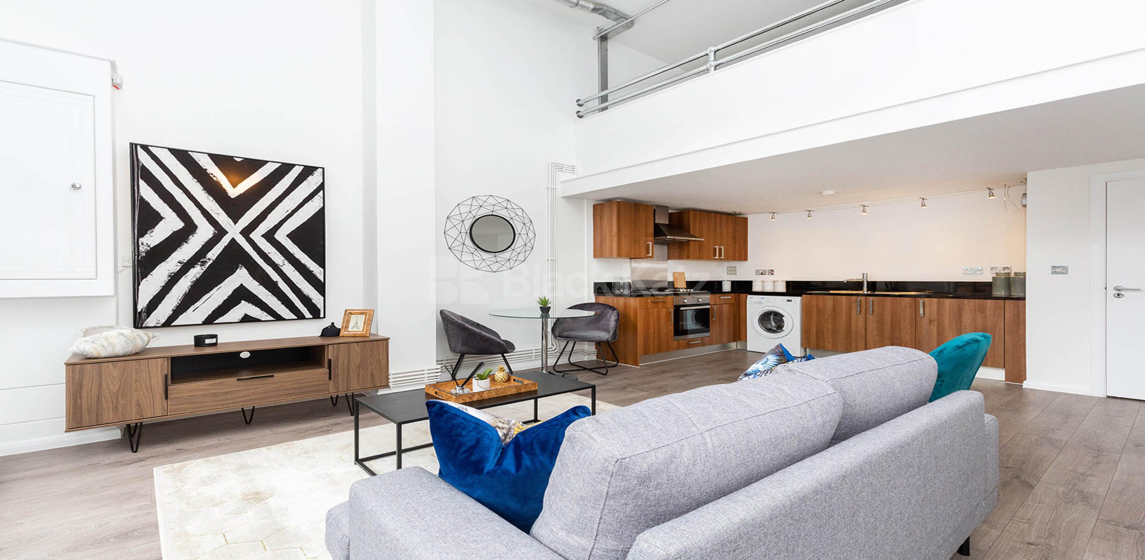 Stunning Live/Work mezzanine property with large balcony Ability Plaza, Dalston E8